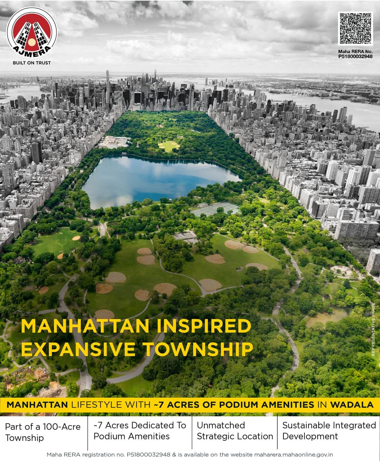 Ajmera Manhattan -mobilebanner